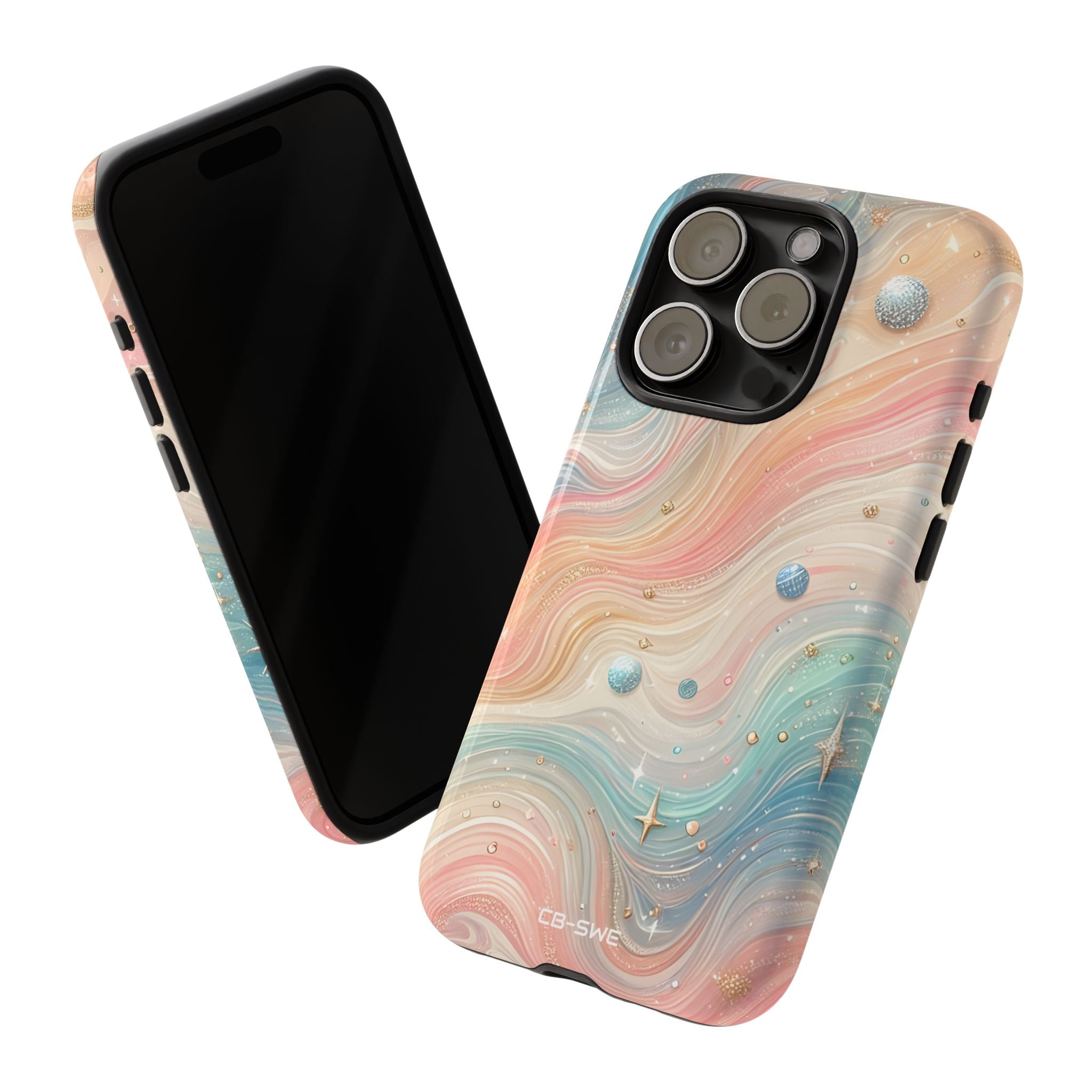 Celestial Waves Dance - iPhone Case