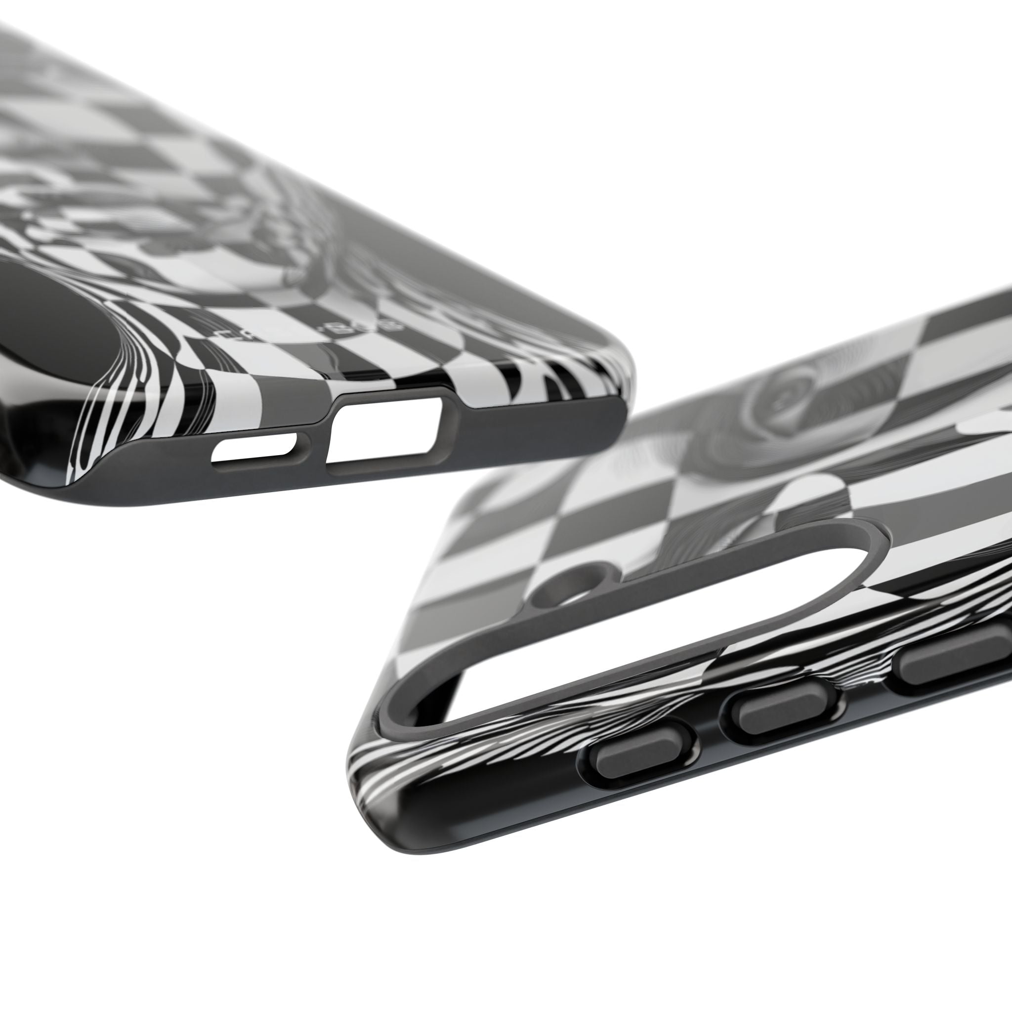 Checkered Face Samsung S25 Plus Case - Tough