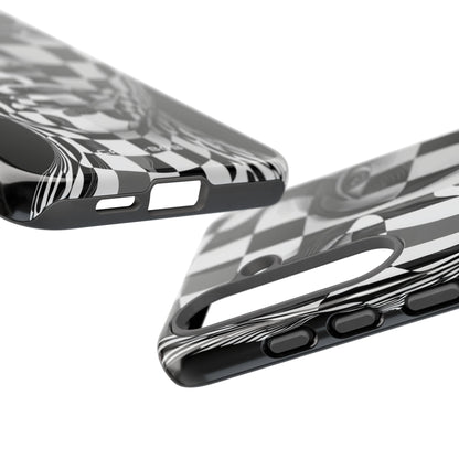 Checkered Face Samsung S25 Plus Case - Tough
