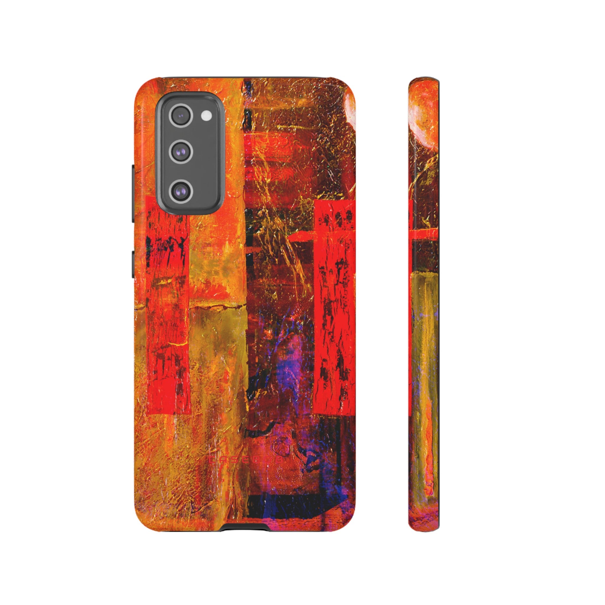 Red Oil Painting - Protective Phone Case