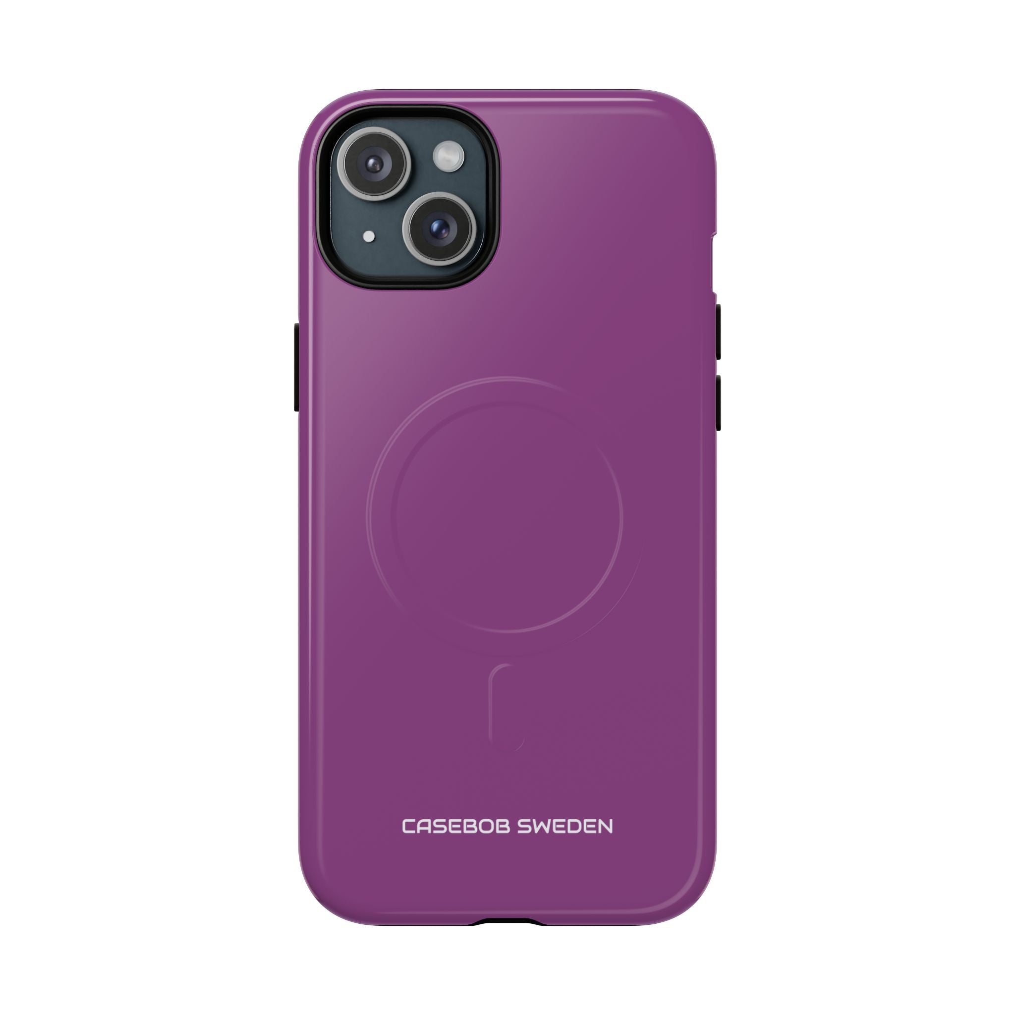 Plum Purple - Tough + MagSafe® iPhone 15 Phone Case