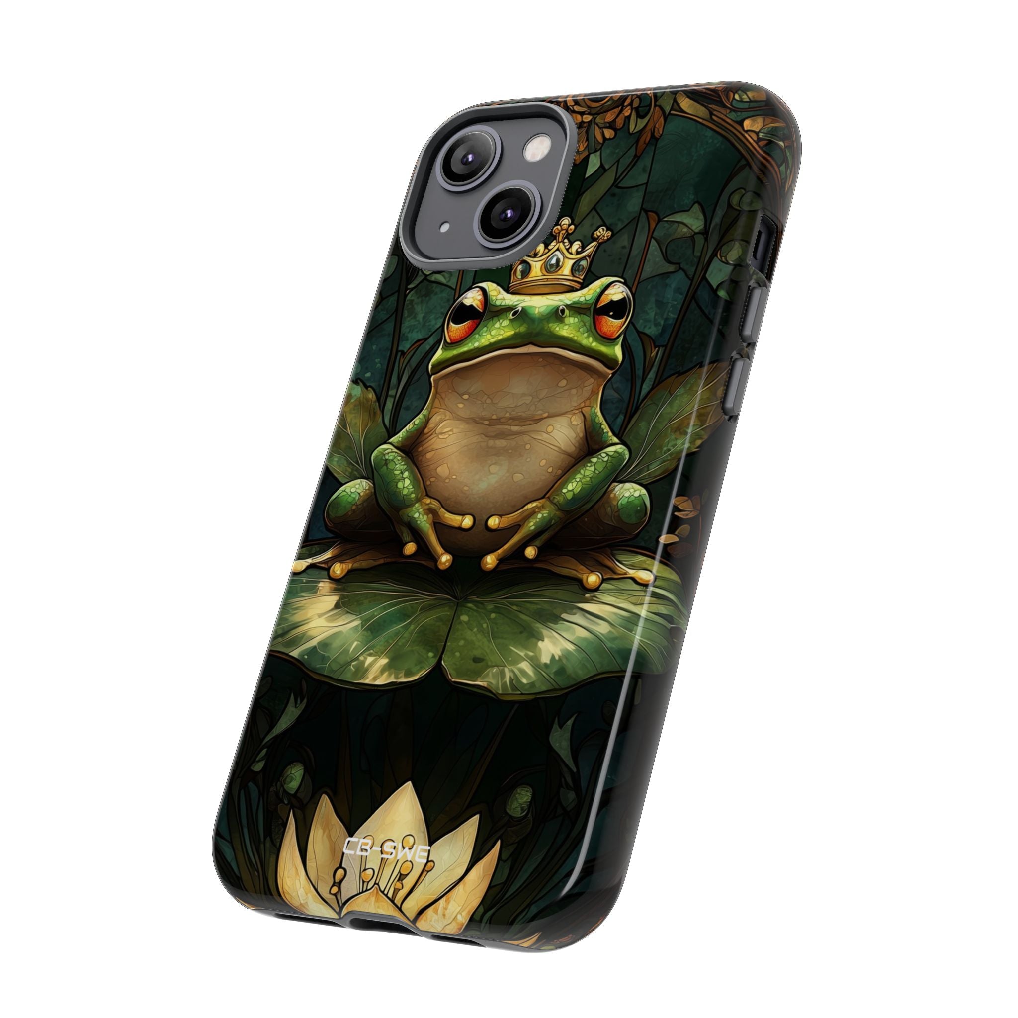 Crowned Frog Rests - iPhone Case