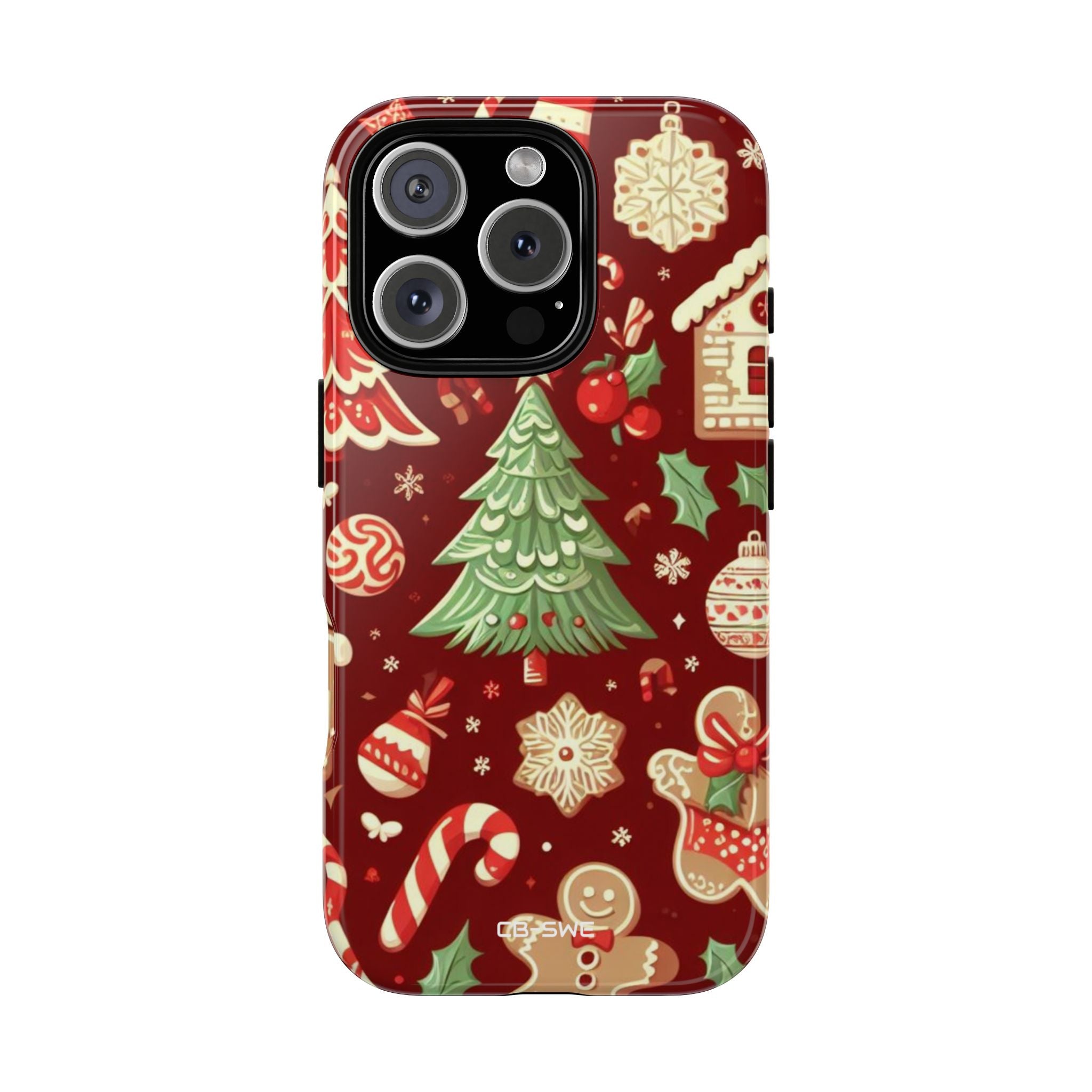 Gingerbread Smiles Shine - iPhone Case