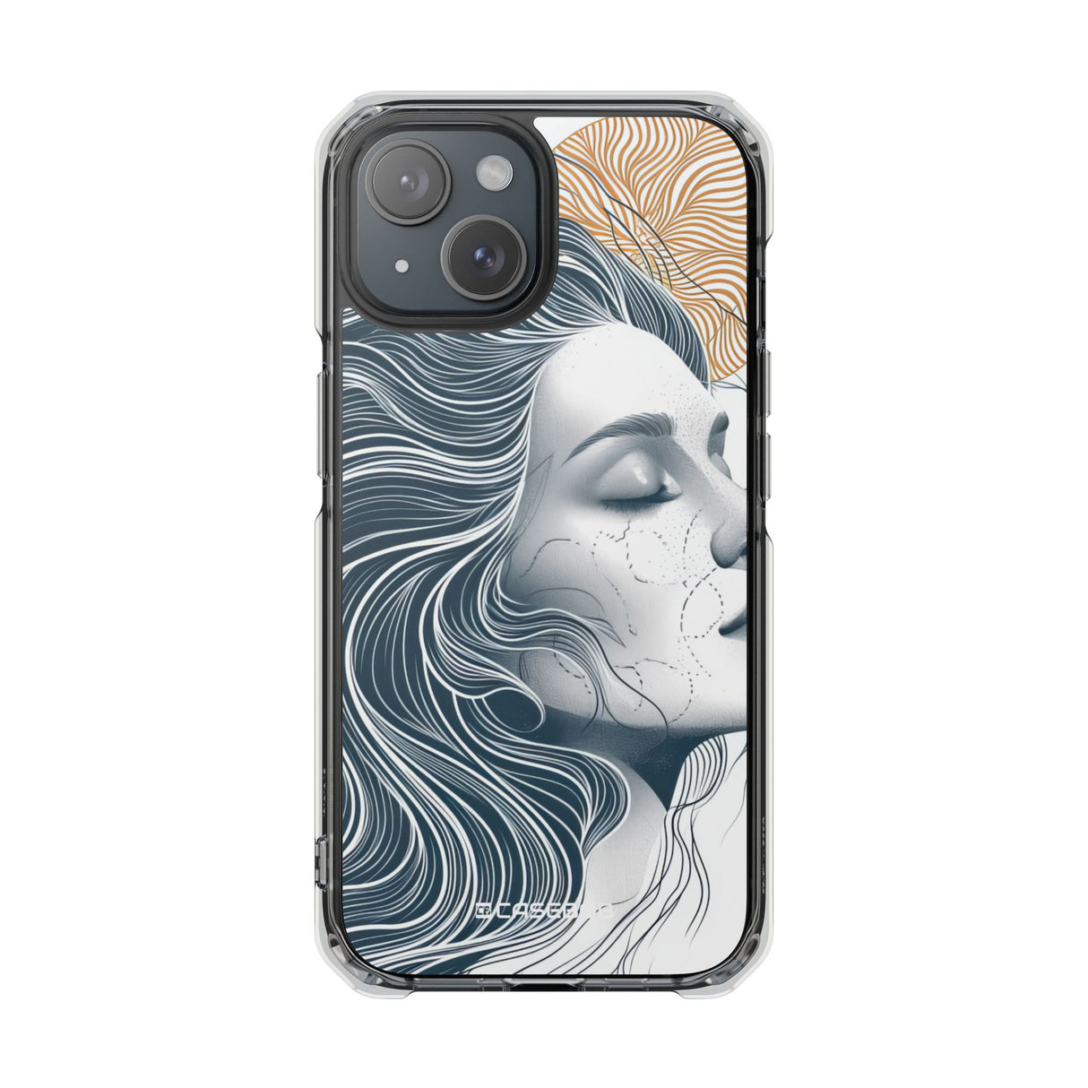 Serene Abstraction - Phone Case for iPhone (Clear Impact - Magnetic)