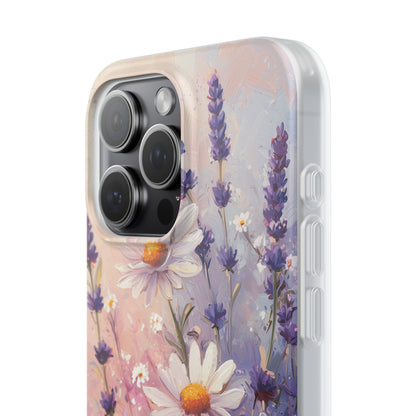 Daisy Lavender Bloom iPhone 15 Pro Max Case - Soft