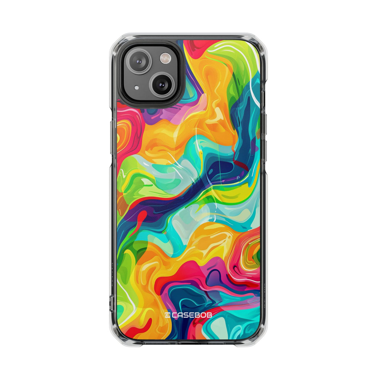 Bold Bright Patterns | Phone Case for iPhone (Clear Impact Case - Magnetic)