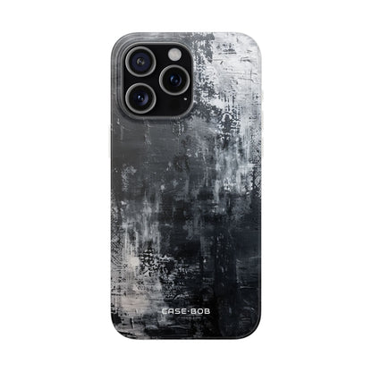 Textured Blackscape iPhone 15 Pro Max Case - Soft