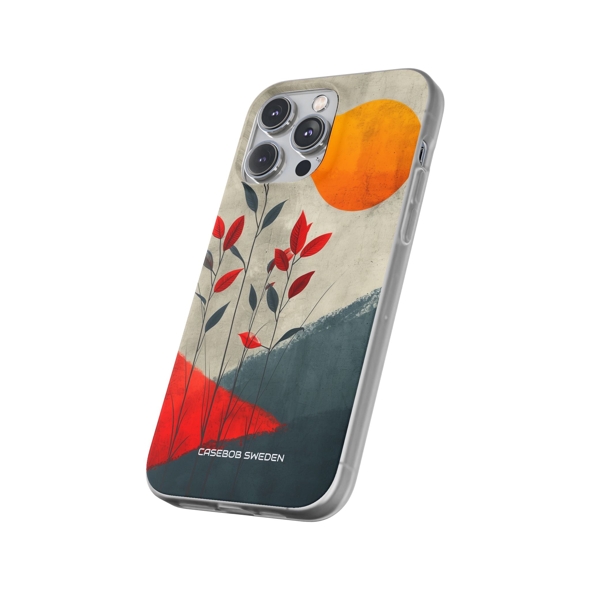 Gray Sunscape - Flexi iPhone 14 Phone Case