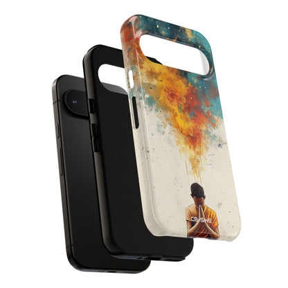 Monk Embracing Enlightenment - Google Pixel Case