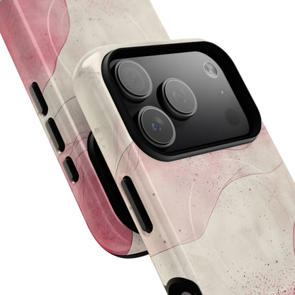 Crimson Waves iPhone 17 Pro Case - Tough+