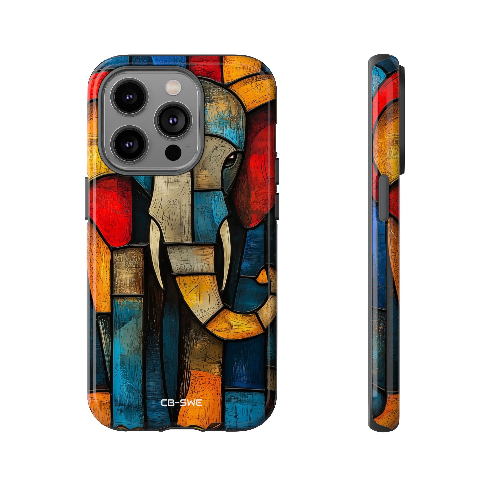 Elephant Shapes Dance - iPhone Case