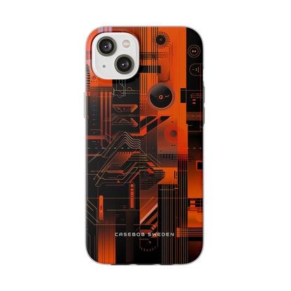 Gradient Circuitburst iPhone 14 - Flexi Phone Case