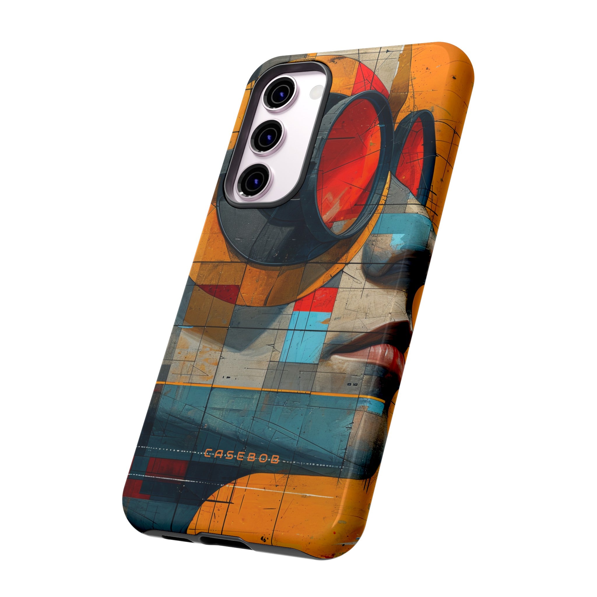 Cartoon Geometry Fusion - Protective Phone Case