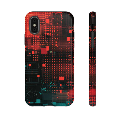 Secure Spectrum: Digital Gradient - Protective Phone Case