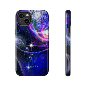 Space Background iPhone case (Protective) - Protective Phone Case