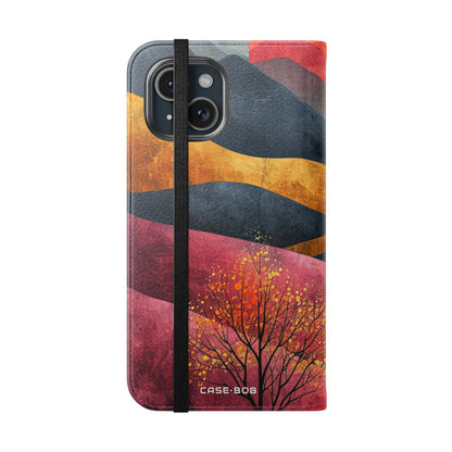 Sunset Hills - iPhone 15 - Case - Lompakko