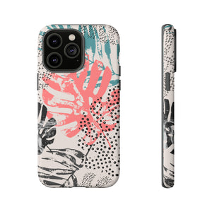 Rough Grunge Tropical - Protective Phone Case