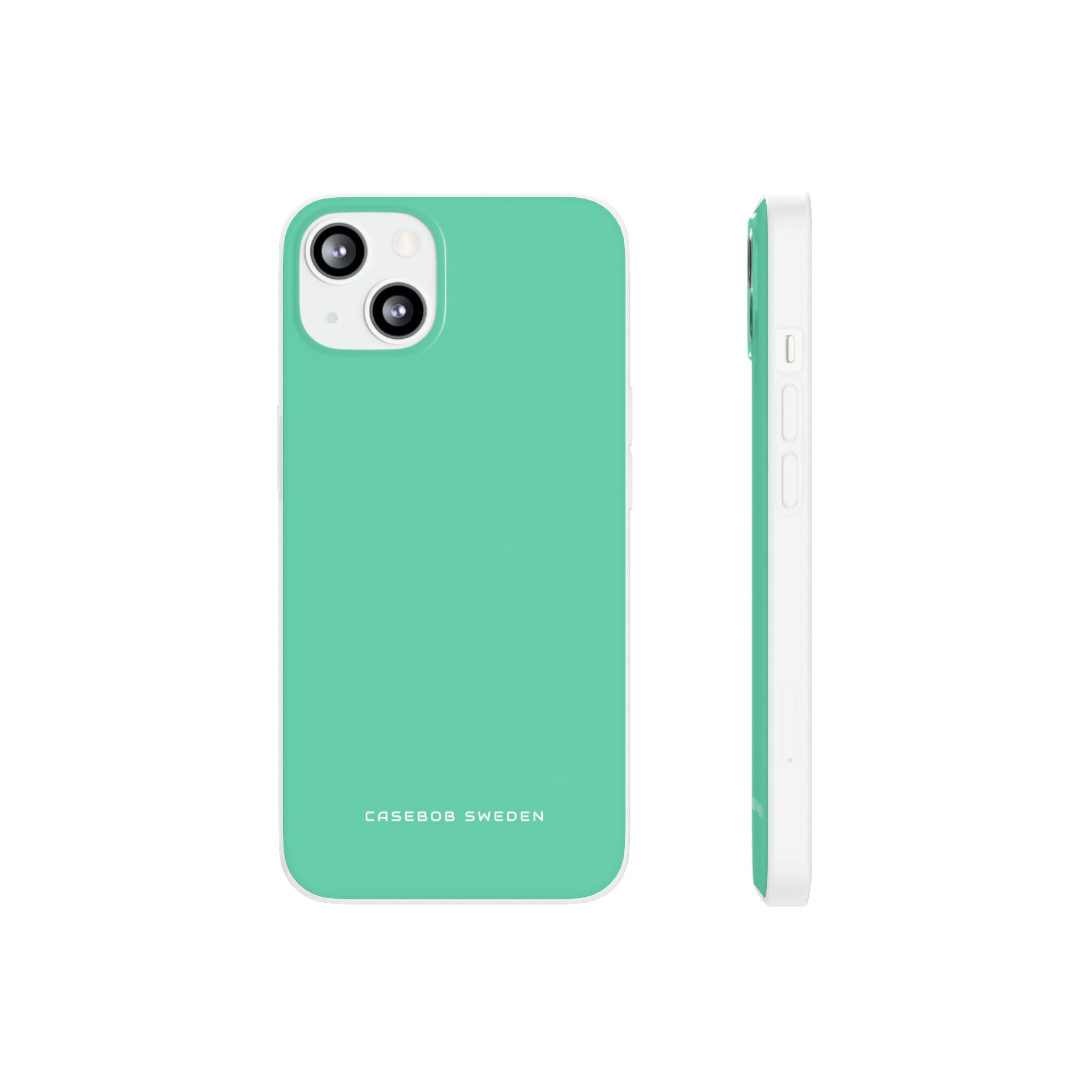 Mittleres Aquamarinblaues iPhone 13 - Flexi-Telefongehäuse