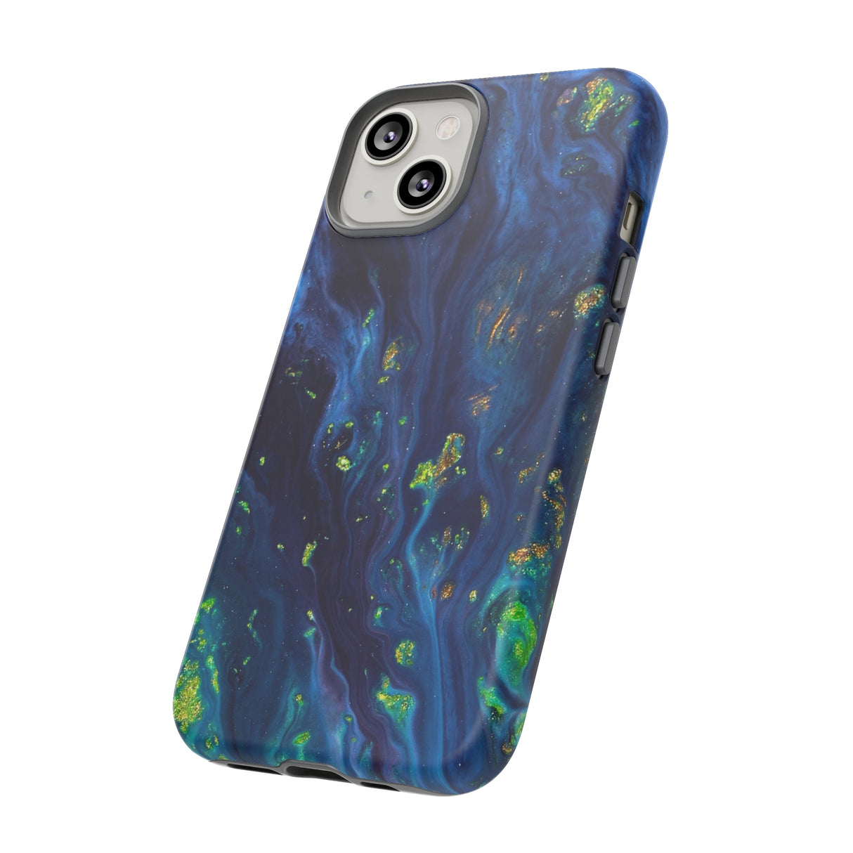 Green Opal Ink Art iPhone Case (Protective) Phone Case