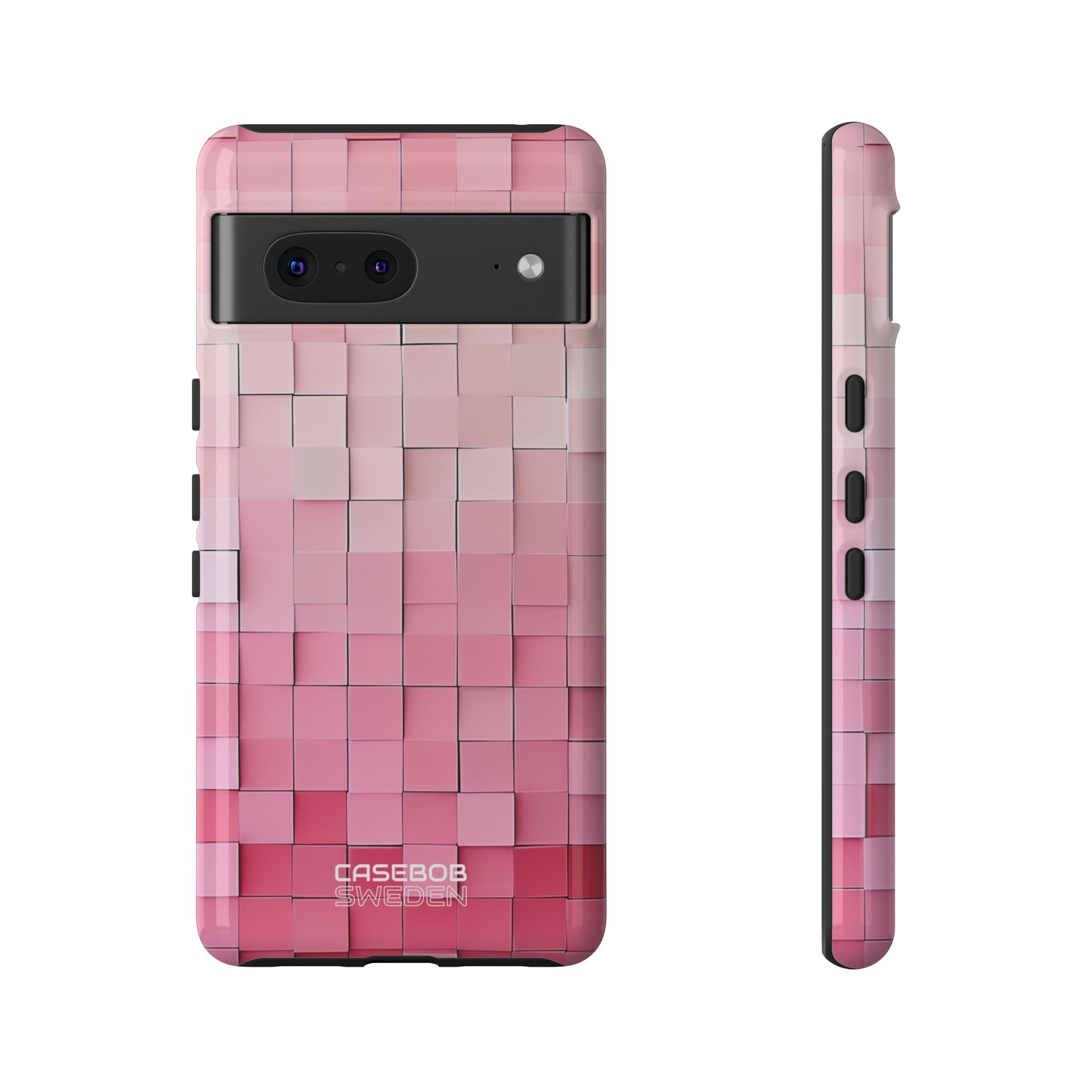 Pink Mosaic Glow Google Pixel 7 - Tough