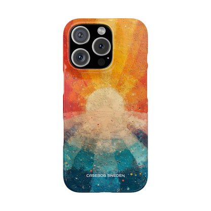 Sunburst Energy - Slim iPhone 16 Phone Case