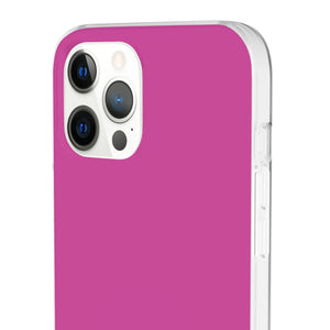 Hot Magenta | Handyhülle für iPhone (Flexible Hülle)