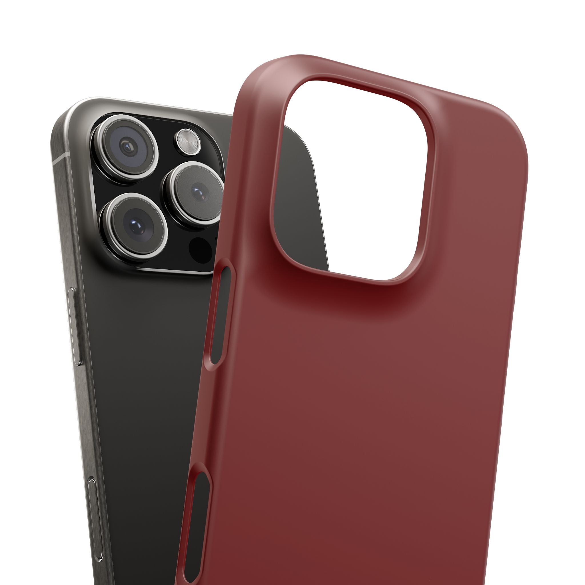 Maroon iPhone 16 - Slim Phone Case