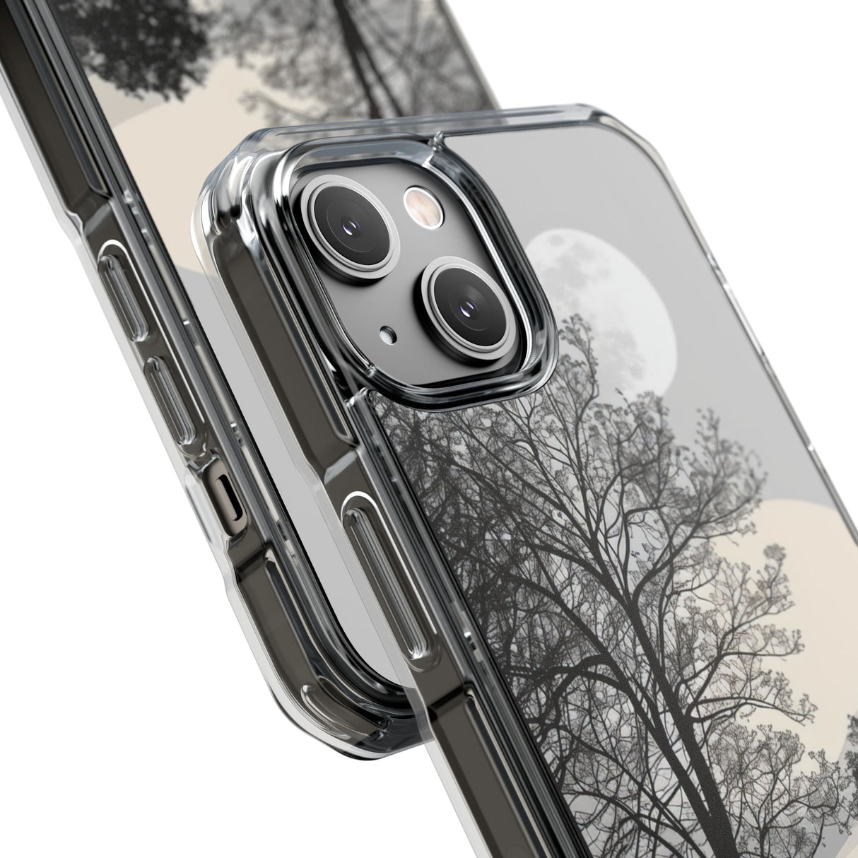 Moonlit Elegance - Phone Case for iPhone (Clear Impact - Magnetic)