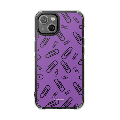 Paperclips Dance Playfully iPhone Case - Impact