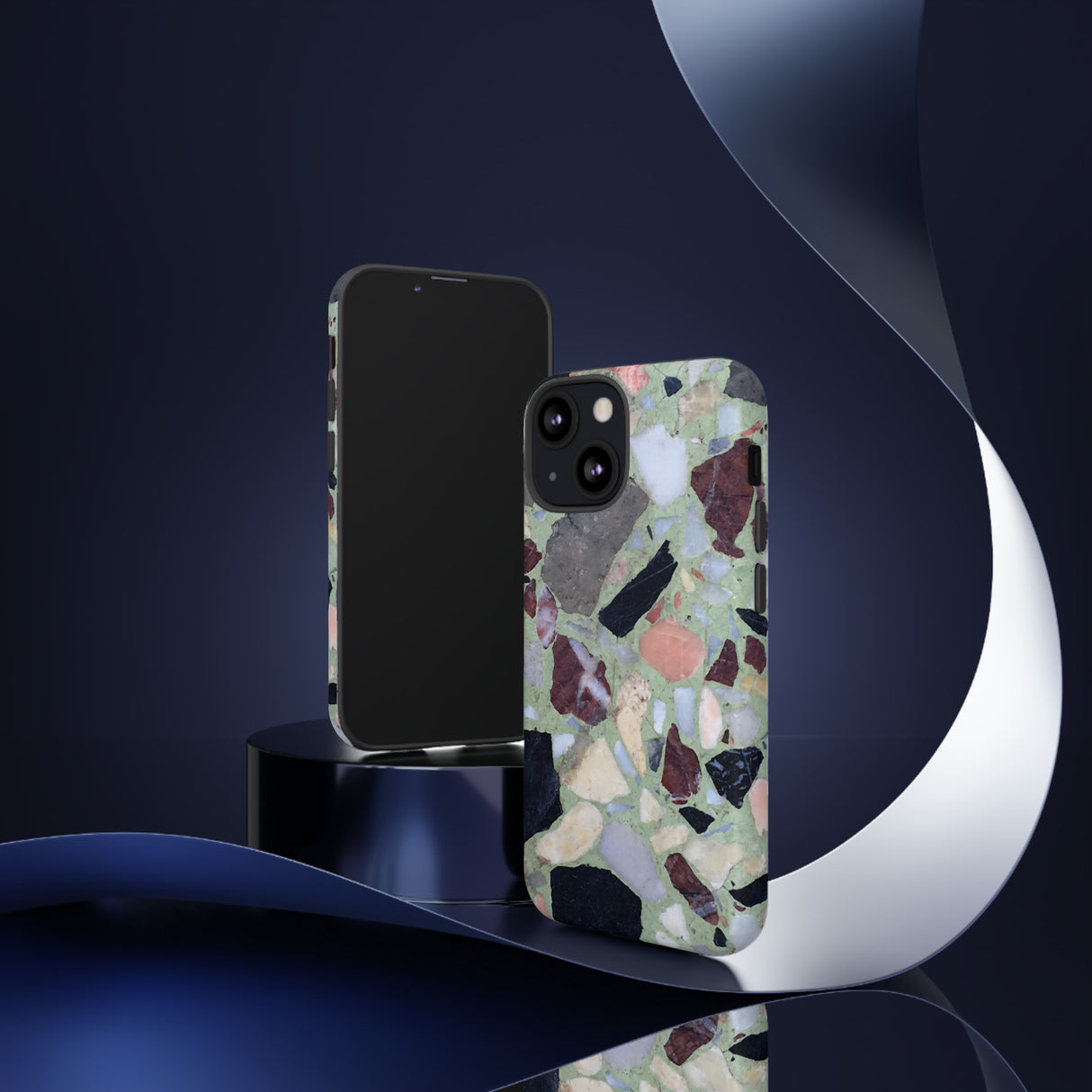 Terrazzo in Green - Protective Phone Case