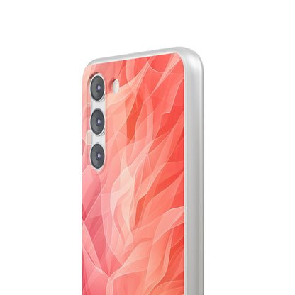 Peach Wave Drift Samsung S23 Plus Case - Soft
