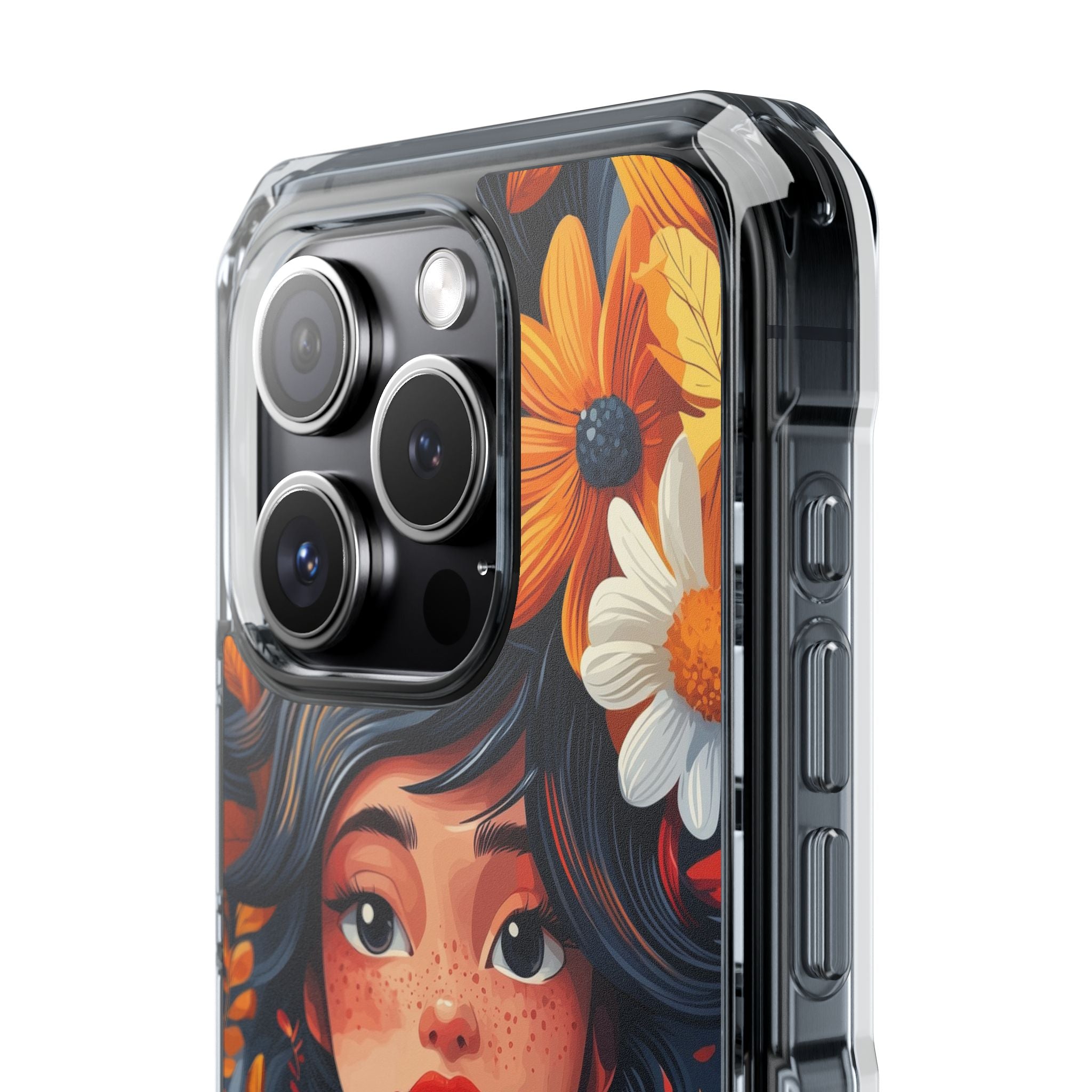 Floral Girl Smiles iPhone Case - Impact