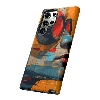 Cartoon Geometry Fusion - Protective Phone Case