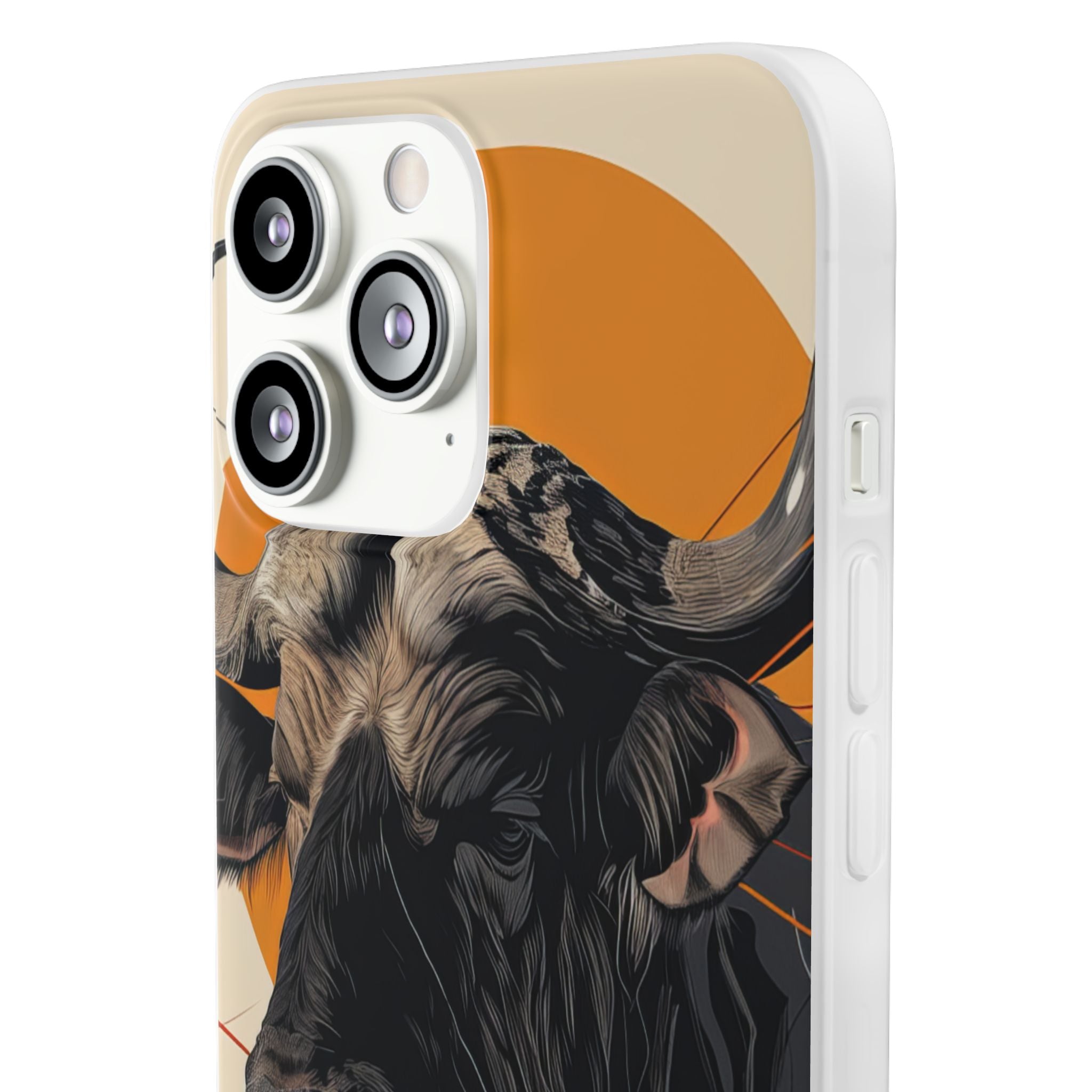 Majestic Buffalo Sun | Flexible Phone Case for iPhone