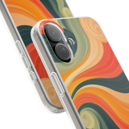 Swirling Ember iPhone 16 Plus Case - Soft