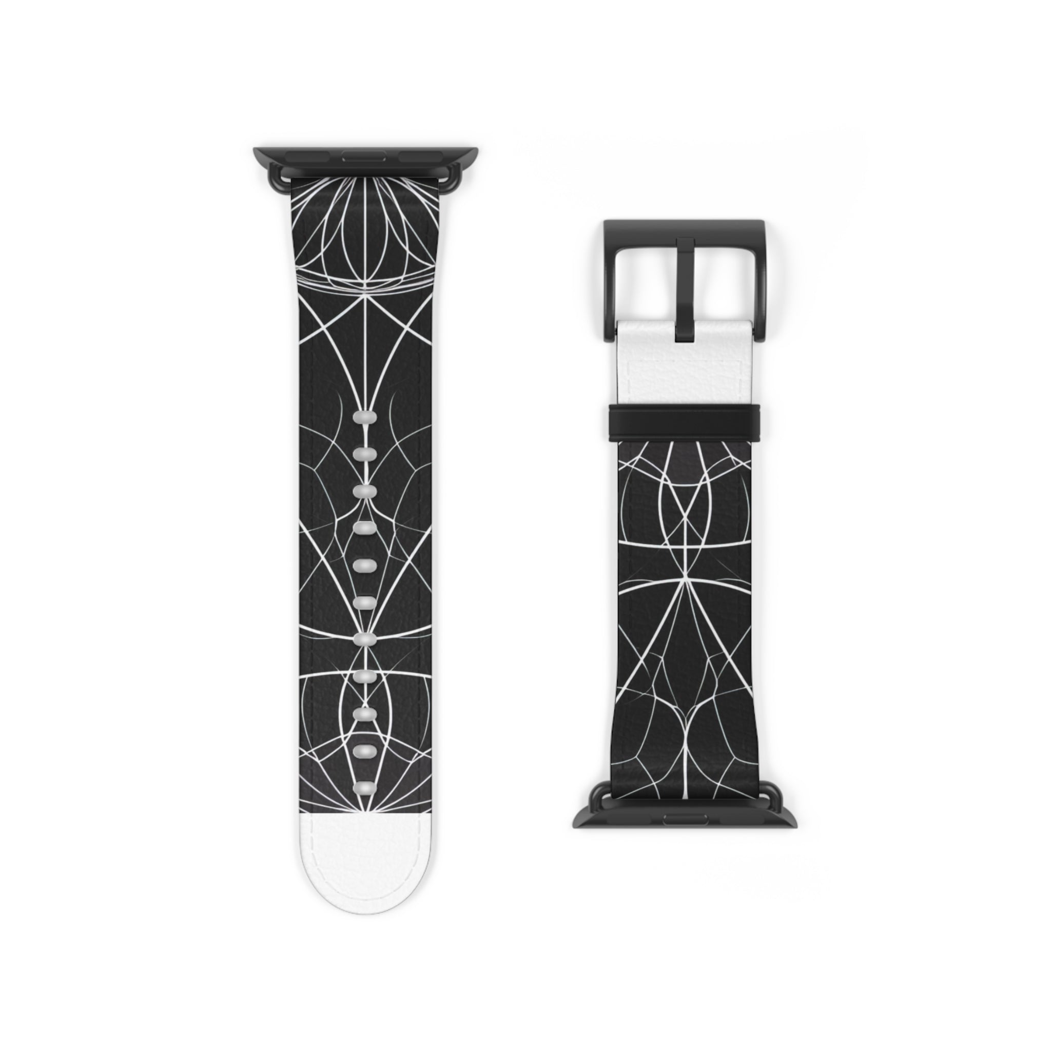 White Mandala Radiance - Watch Band