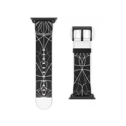 White Mandala Radiance - Watch Band