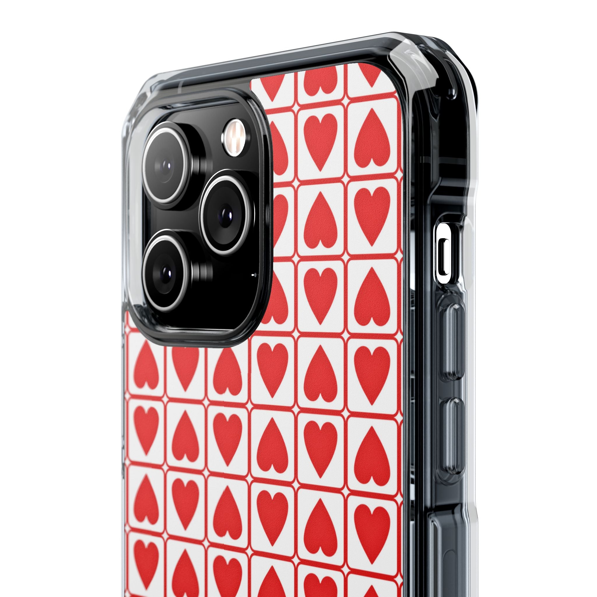 Hearts In Squares iPhone Case - Impact
