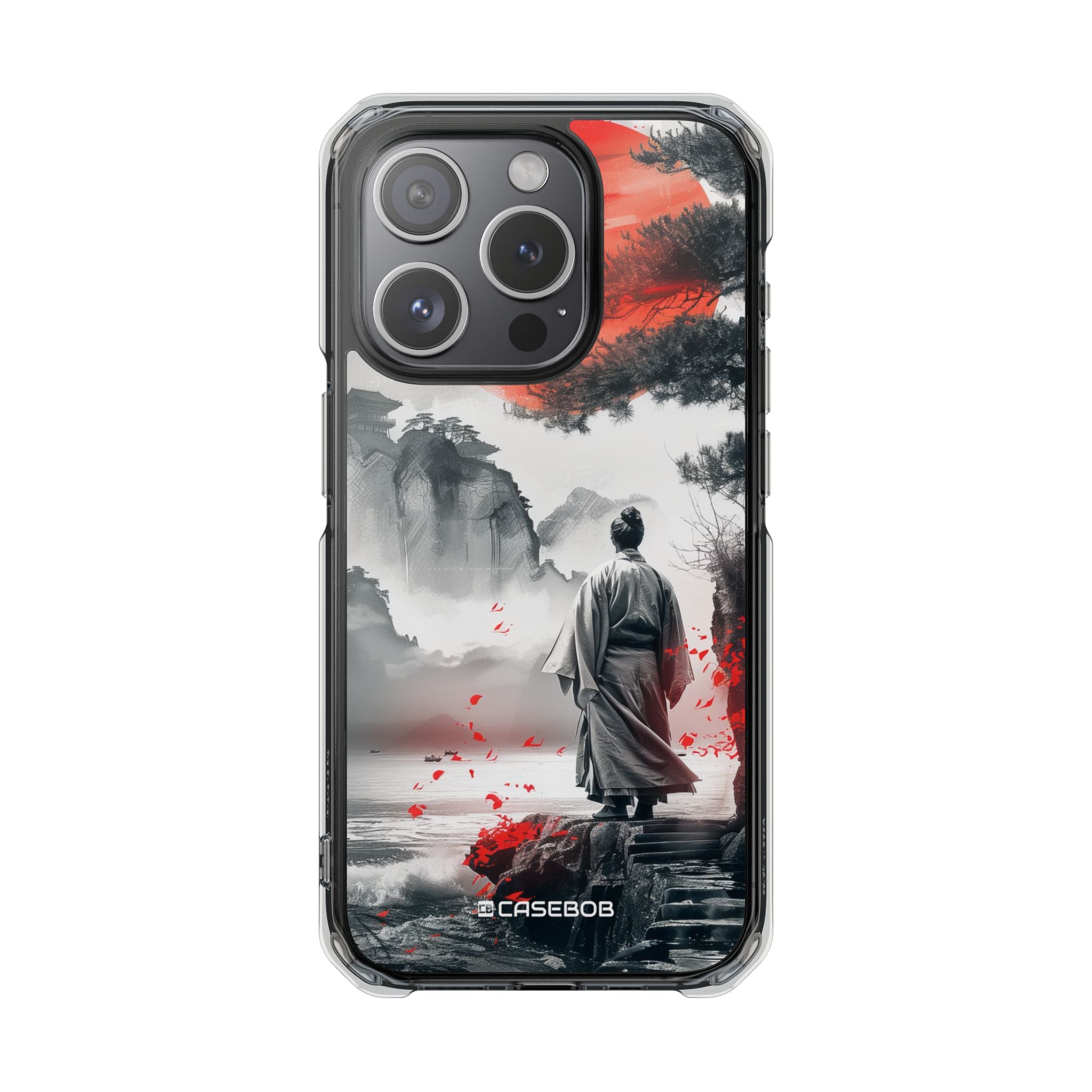 Serene Samurai Sunrise - Phone Case for iPhone