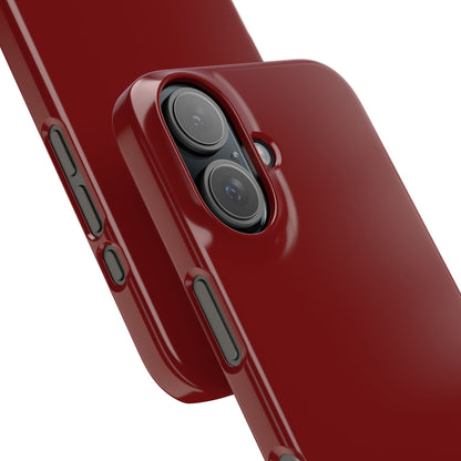 Maroon iPhone 16 - Slim Phone Case