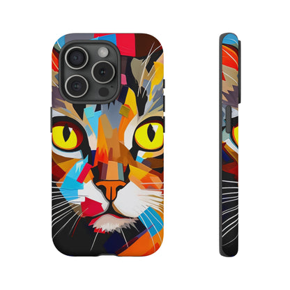 Abstract Kitty Palette Samsung Case (Protective)