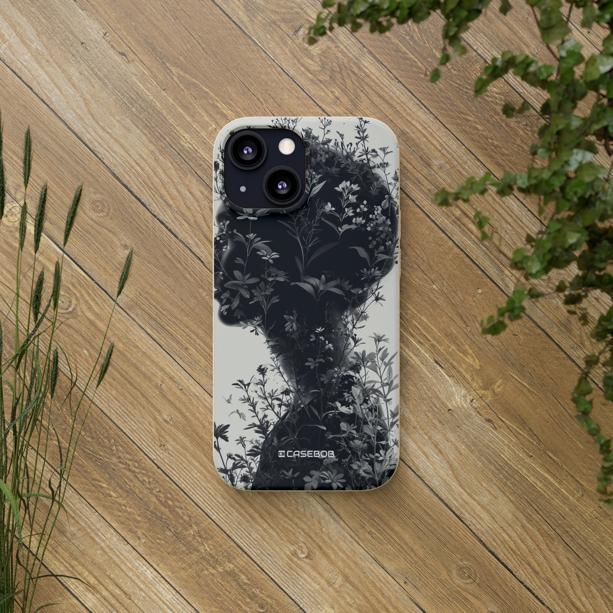 Botanical Silhouette Essence | Biodegradable Phone Case