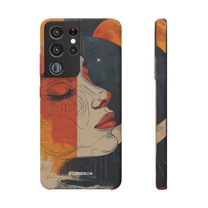 Celestial Duality | Slim Phone Case for Samsung