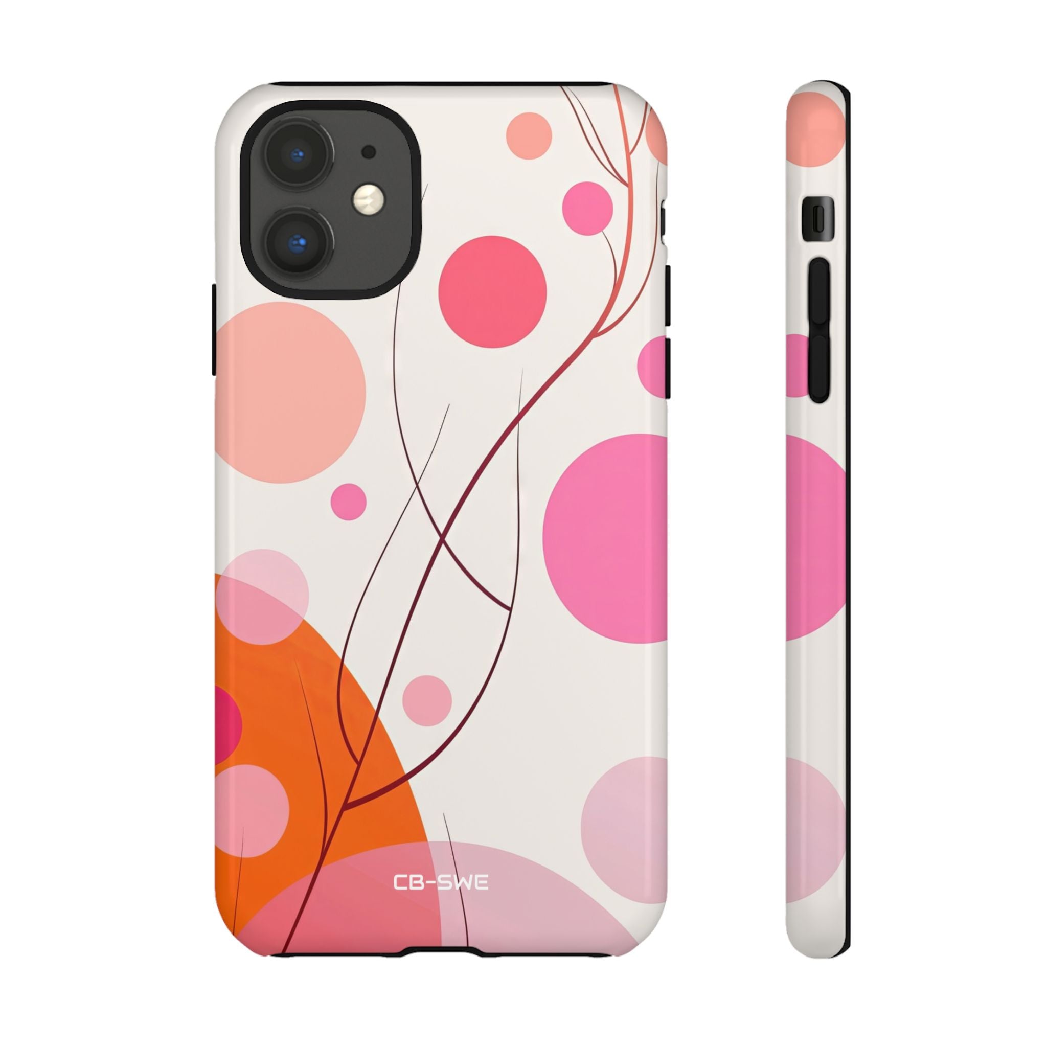 Circles Embrace Lines - iPhone Case