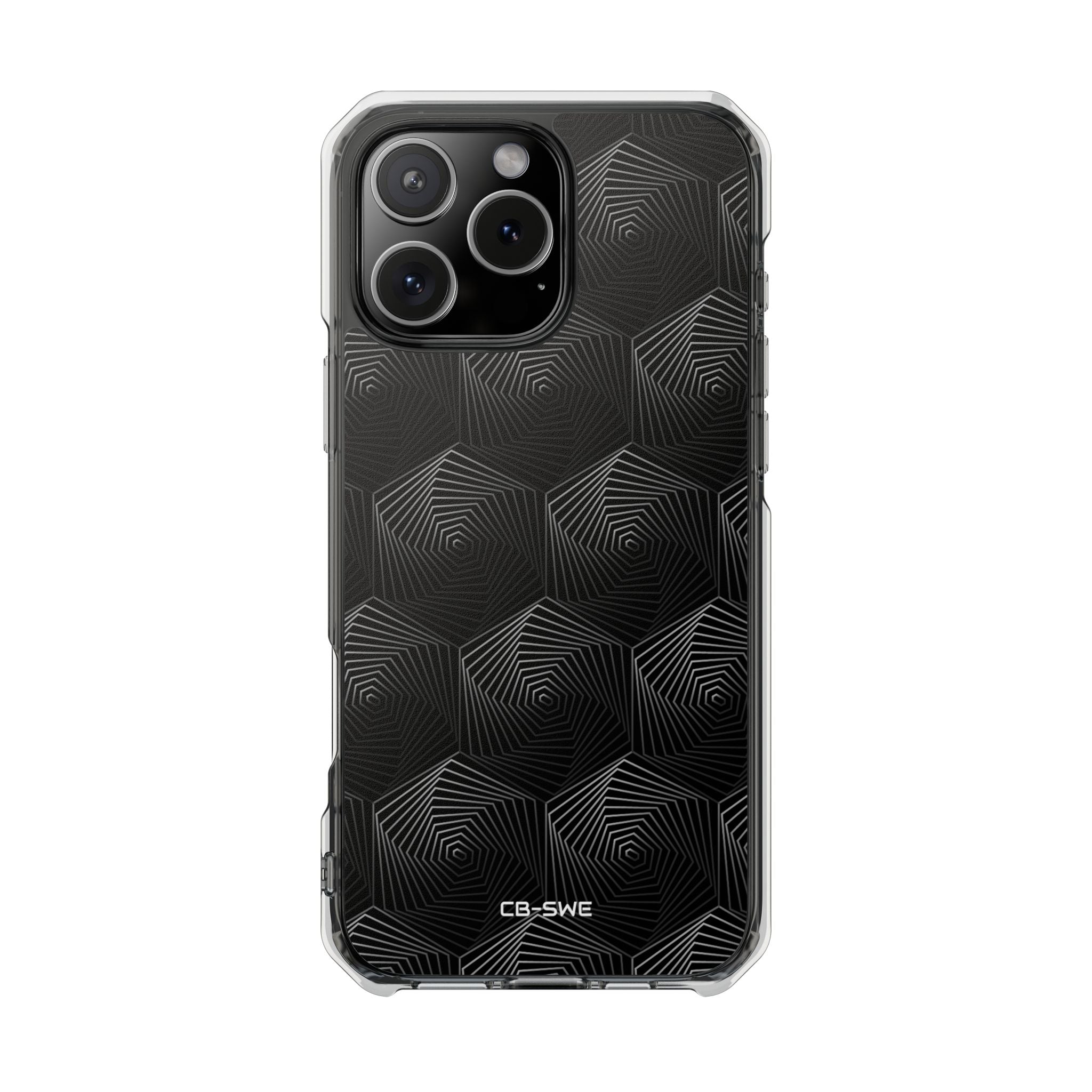 Geometric Spiral Illusion iPhone Case - Impact