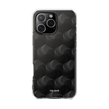Geometric Spiral Illusion iPhone Case - Impact