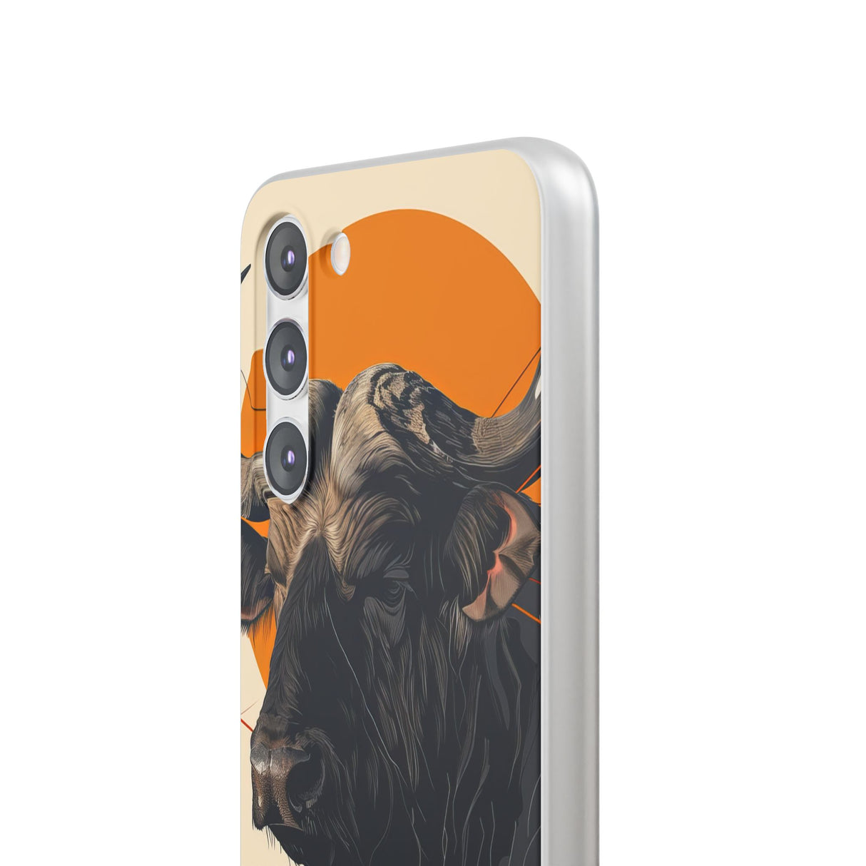 Majestic Buffalo Sun | Flexible Phone Case for Samsung Galaxy