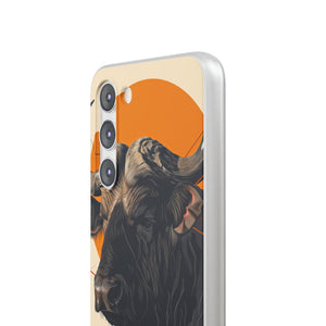 Majestic Buffalo Sun | Flexible Phone Case for Samsung Galaxy