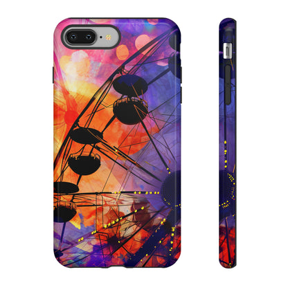 Romantic Ferris Wheel Delight - Protective Phone Case