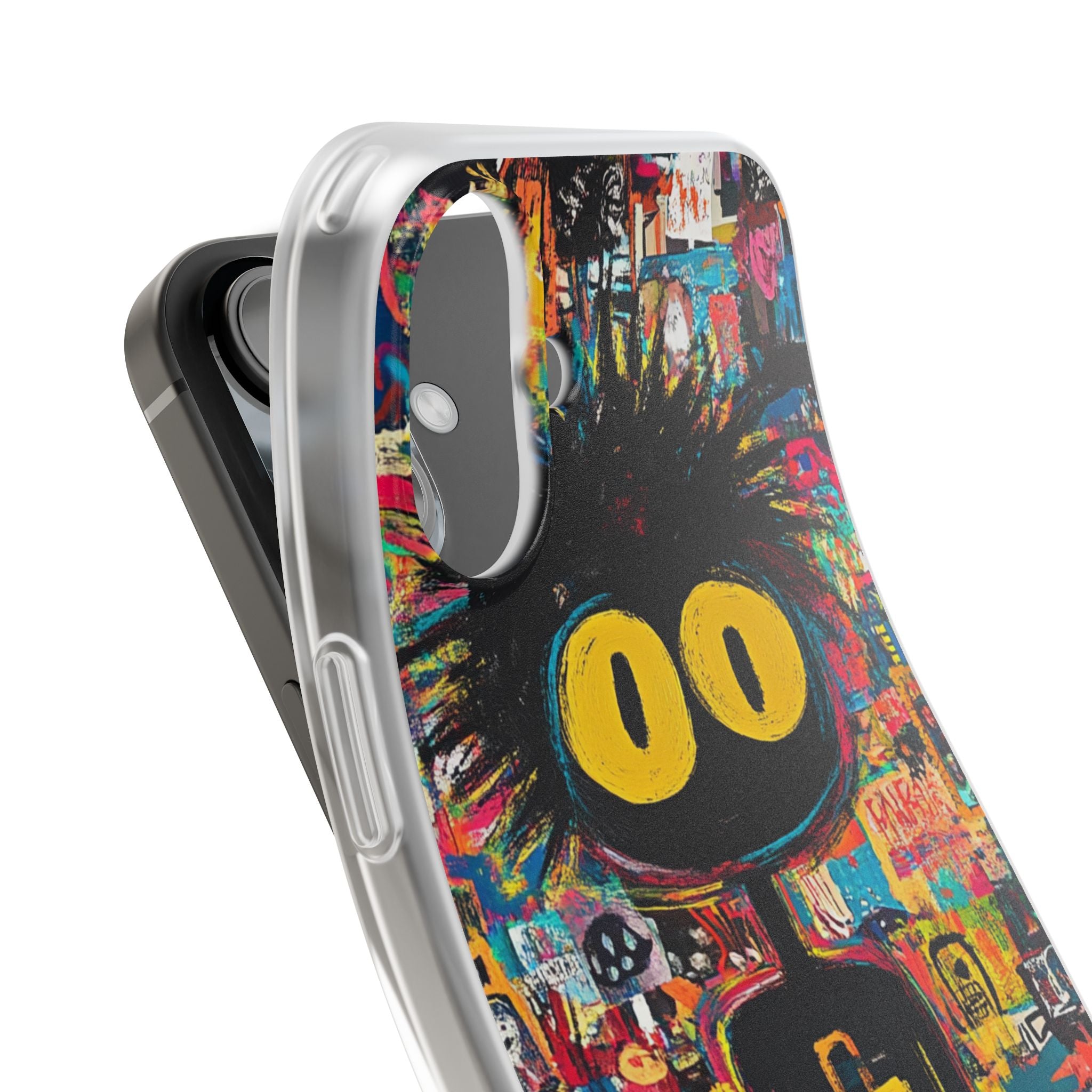 Spiky Shadow iPhone 16 Plus Case - Soft